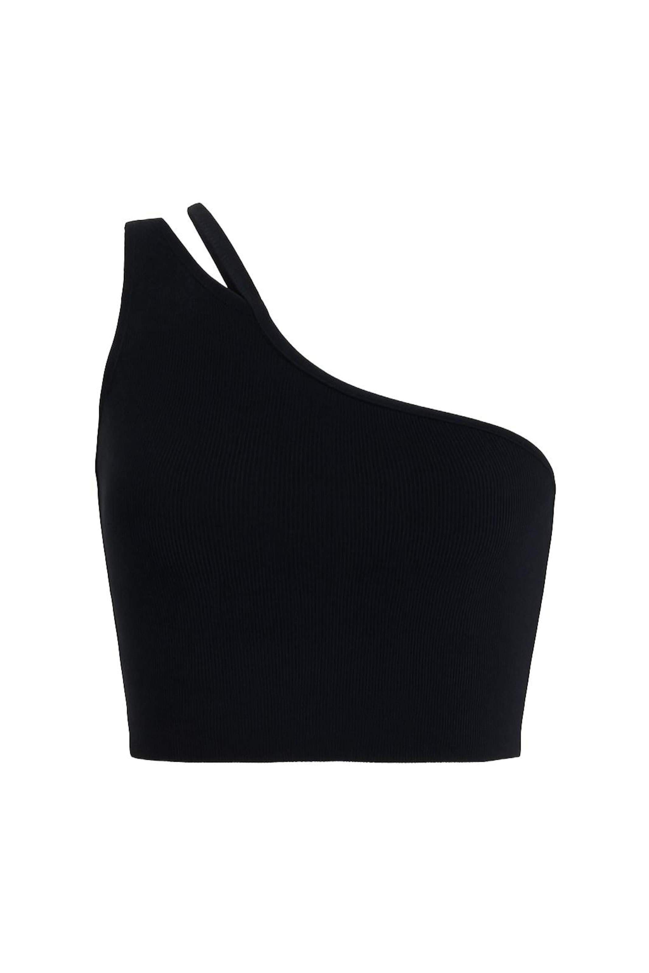 WOMAN VISION Top in Schwarz: Vorderseite
