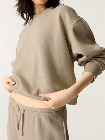 Pull&Bear Mikina – hnědá