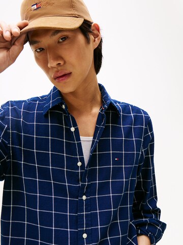 TOMMY HILFIGER Regular Fit Hemd in Blau