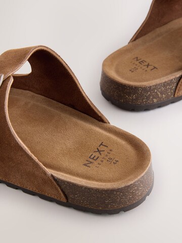 Next Pantolette in Braun