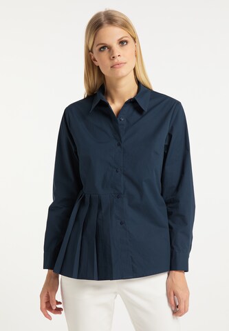 RISA Blouse in Blauw: voorkant