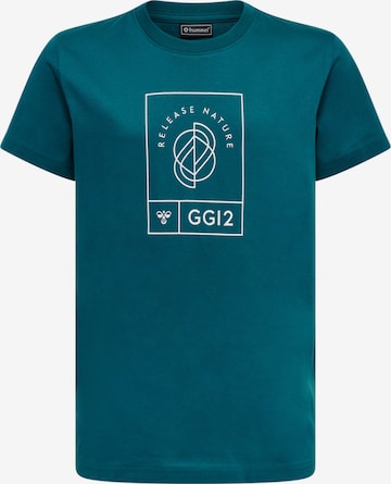T-Shirt 'GG12' Hummel en bleu : devant