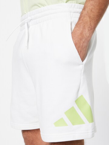 ADIDAS PERFORMANCE Regular Workout Pants 'Future Icons' in White