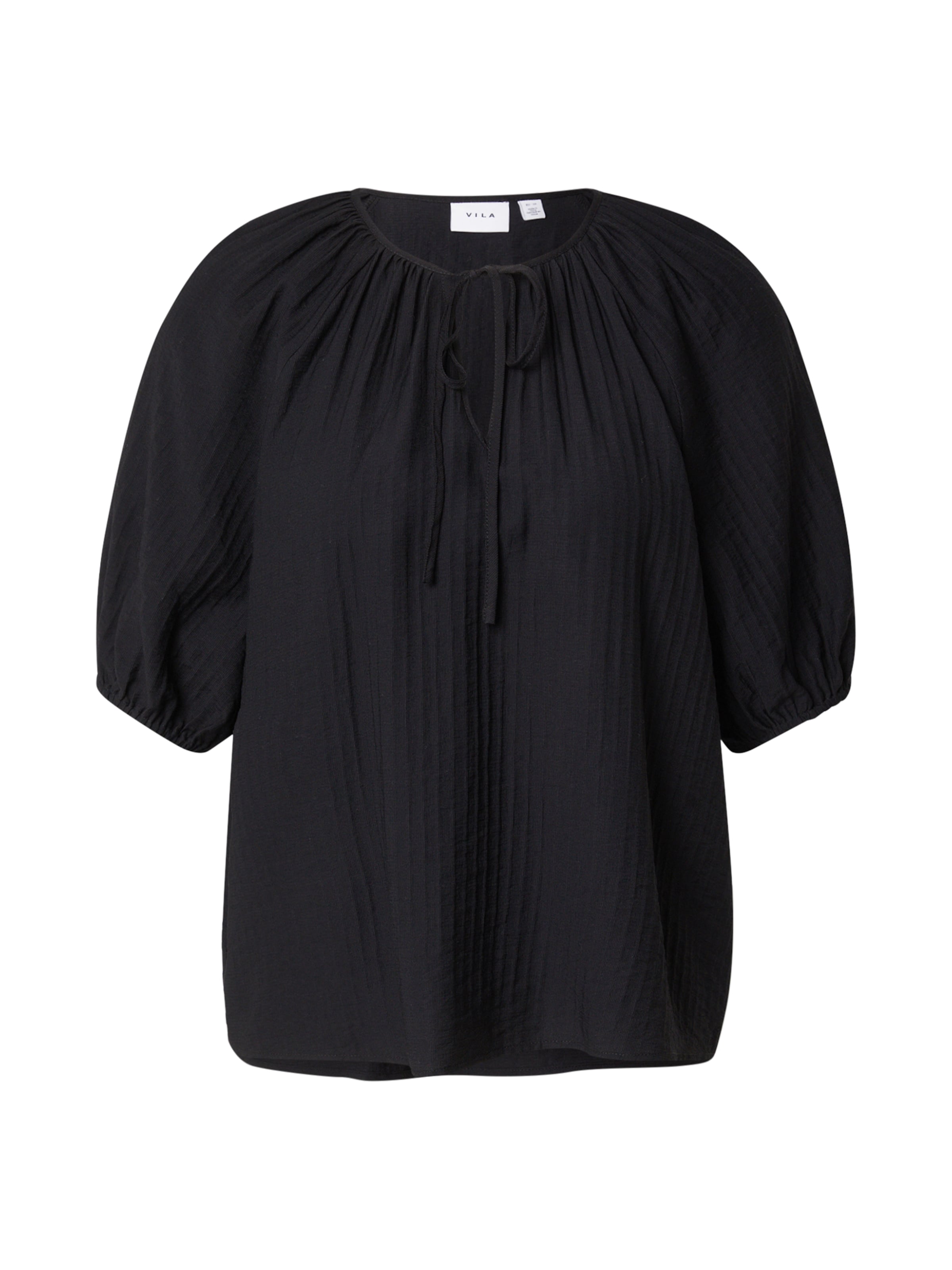 Camicia da donna 'VIClo' di VILA in nero: frontale