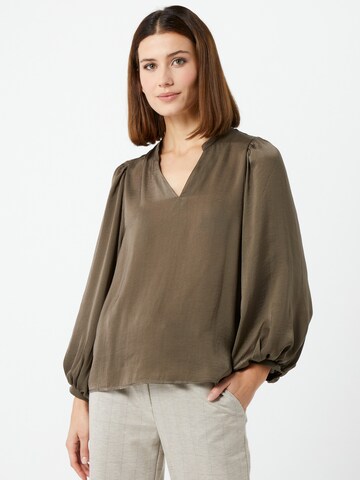 Camicia da donna 'Solde' di Neo Noir in marrone: frontale