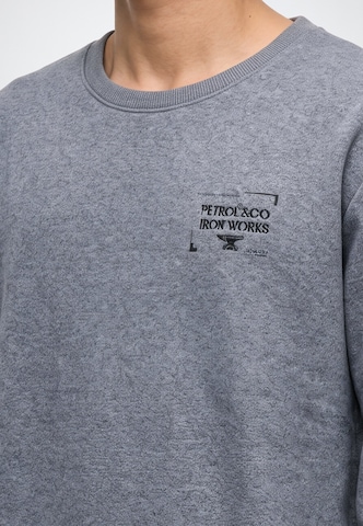 Petrol Industries Sweatshirt in Grau: Vorderseite