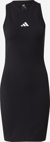 juoda ADIDAS SPORTSWEAR Sportinė suknelė: priekis