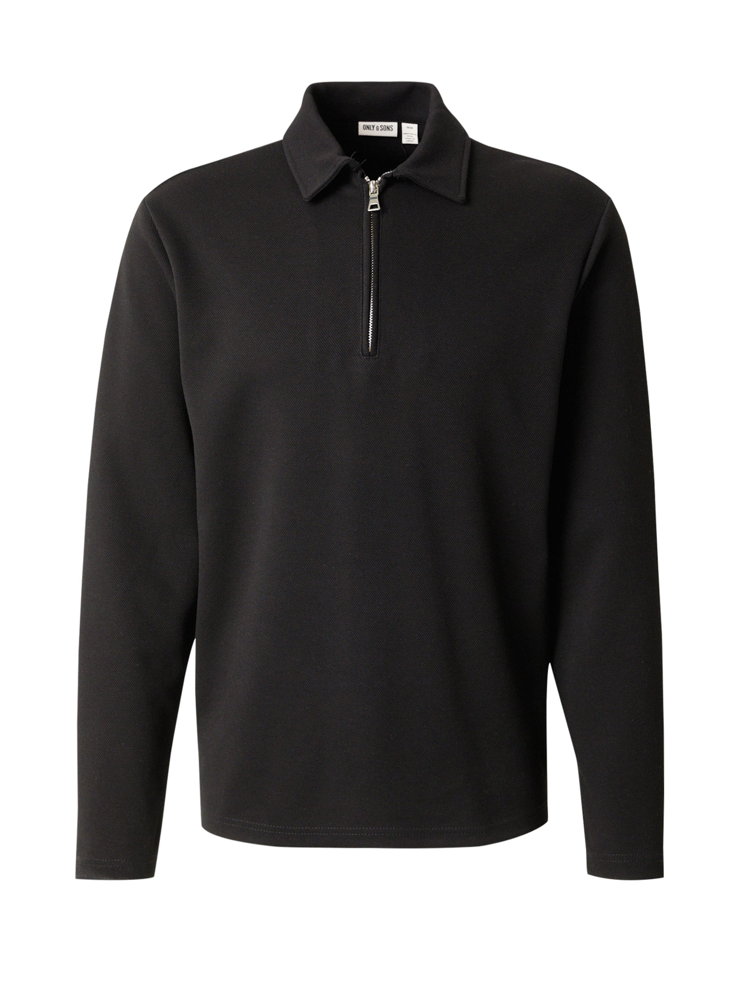 Only & Sons Sweatshirt 'ONSNEWKODYL' in Black: front