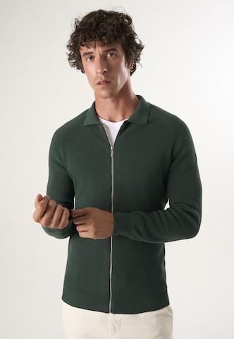 Felix Hardy Knit cardigan in Green: front