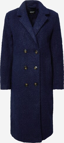 ONLY Between-seasons coat 'Piper' in Blue: front