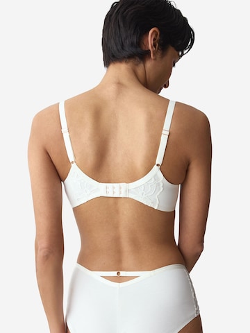 TRIUMPH T-shirt BH ' Wild Gardenia Florale ' in Wit