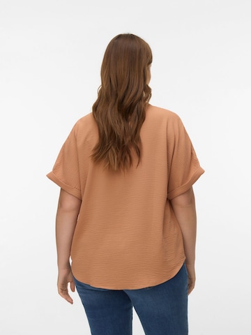 Vero Moda Curve Bluse 'VMCelva' i brun