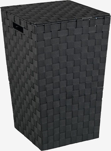 Wenko Laundry Basket 'Adria' in Black: front