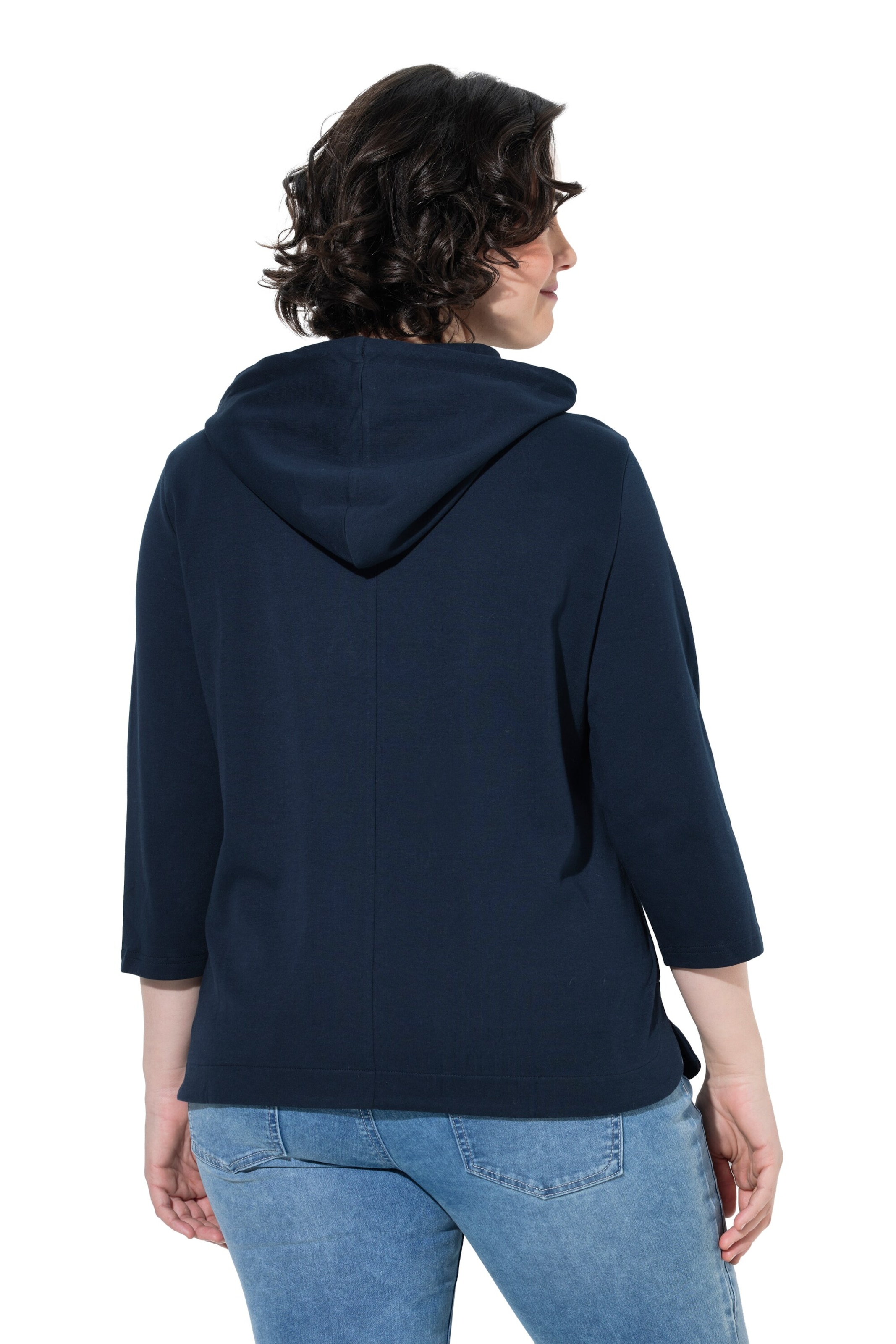 Ulla Popken Sweatshirt in Blauw