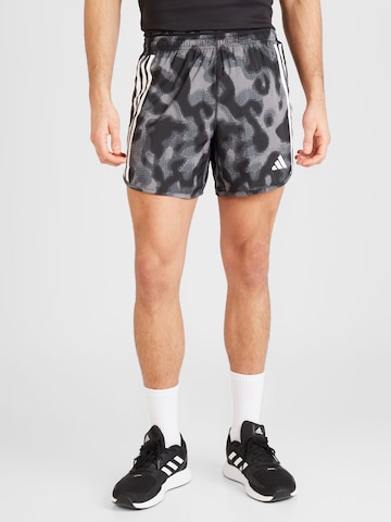 ADIDAS PERFORMANCE Regular Sportbroek 'Own The Run' in Grijs: voorkant