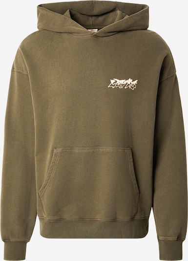 LEVI'S ® Sweater majica 'TWO HORSE' veličine M u svijetlobež / smeđa / bijela, Pregled proizvoda