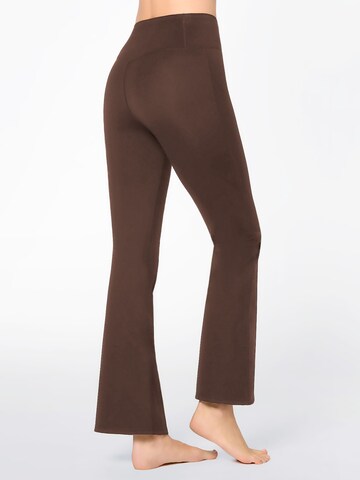Nur Die Flared Leggings ' Relax & Go ' in Bruin