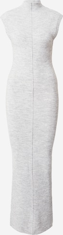 Robes en maille TOPSHOP en gris : devant