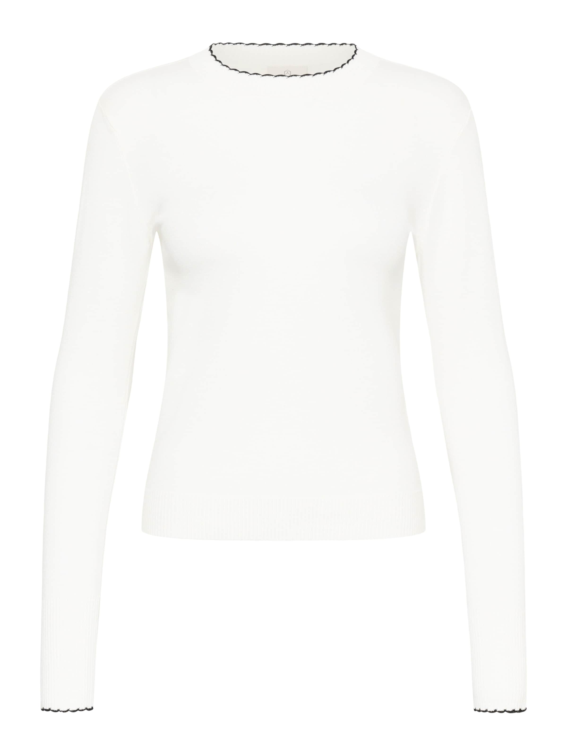 Kaffe Pullover 'KALizza' i hvid: forside