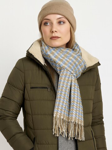 COLLEZIONE ALESSANDRO Scarf 'Inverno' in Blue: front