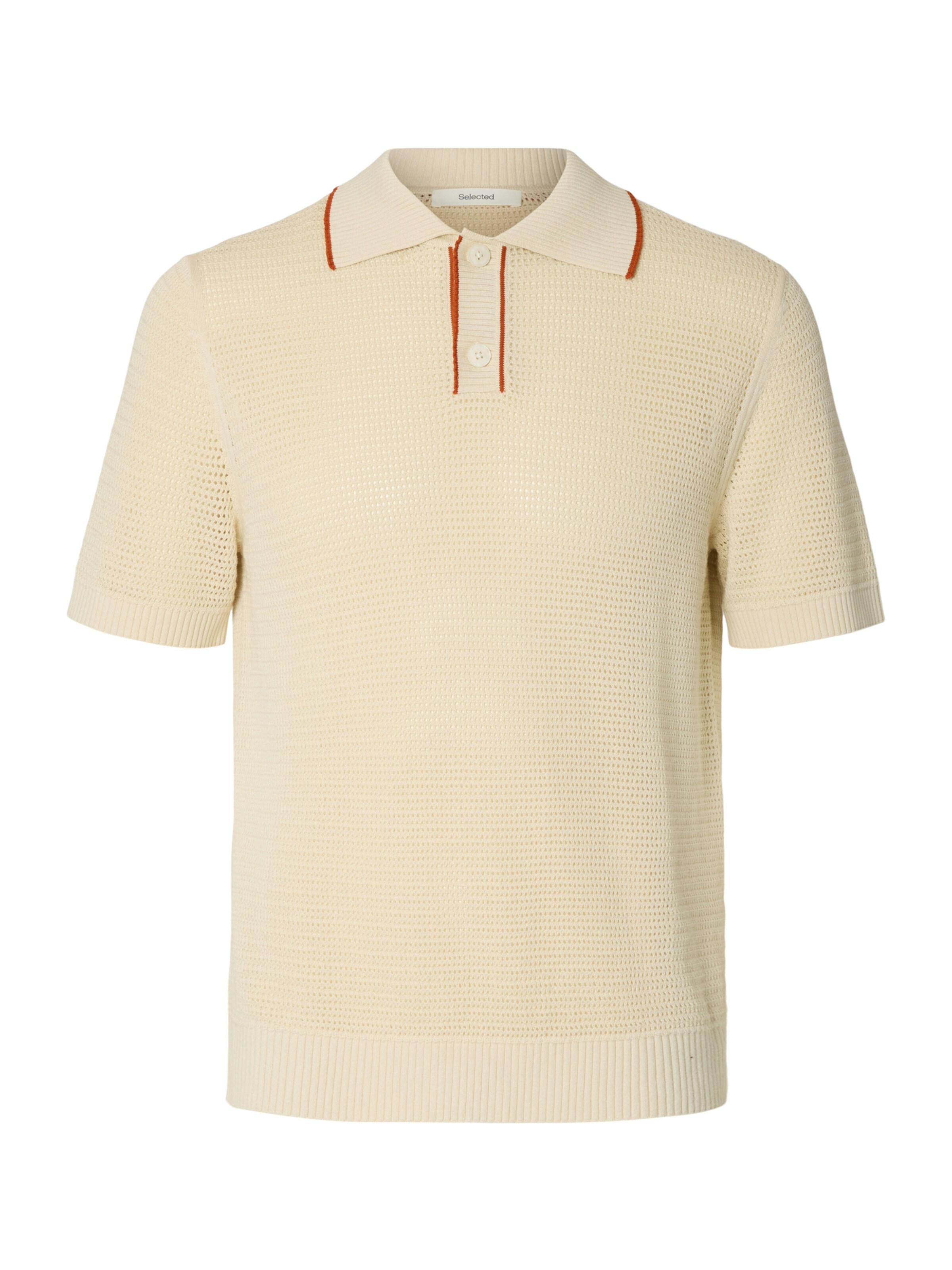 SELECTED Sveter 'SLHJESSE' - Béžová: predná strana