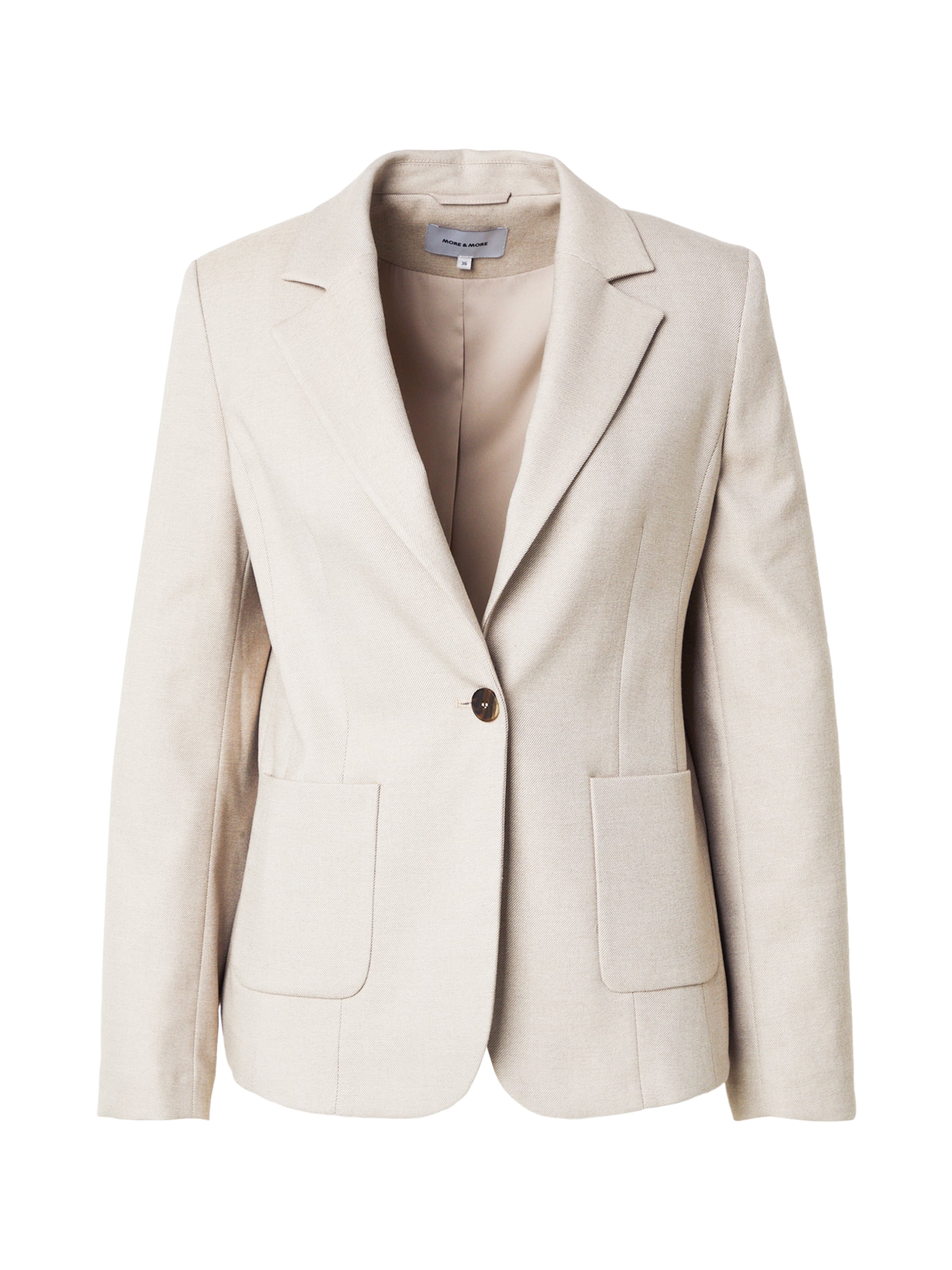 MORE & MORE Blazer in Grey: front