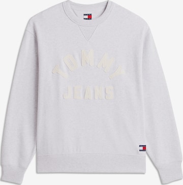Tommy Jeans Sweatshirt 'NEW CLASSIC' in Grijs: voorkant