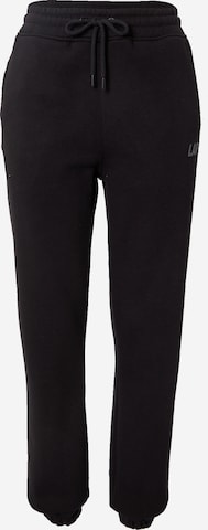 Lapp the Brand Tapered Sportsbukser i sort: forside