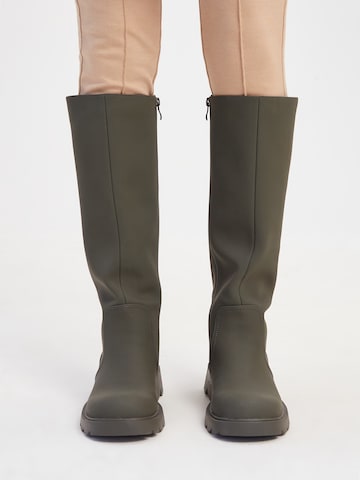 Bottes CESARE GASPARI en vert