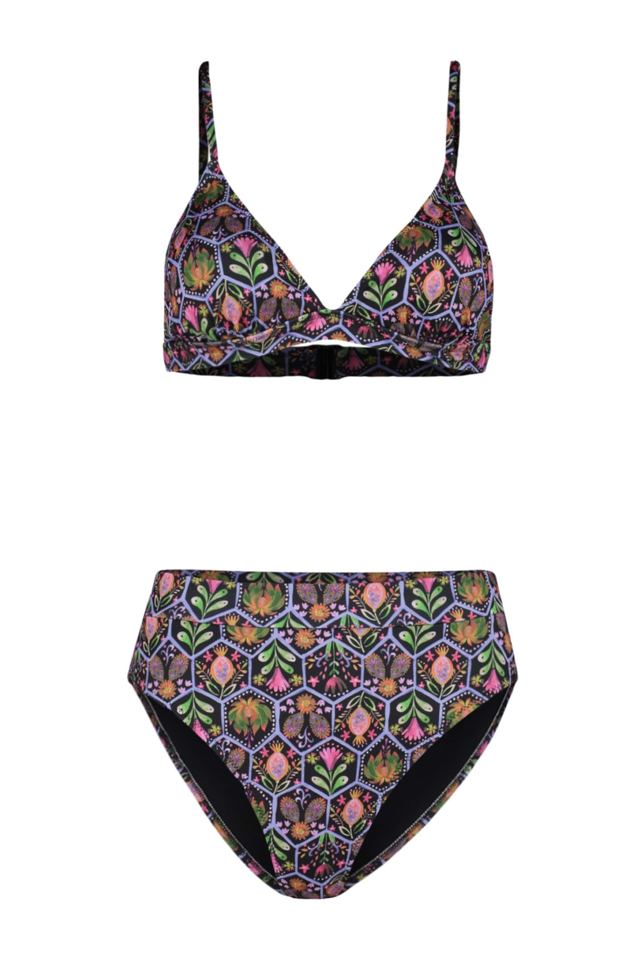 TrendyolBikini - crna boja: prednji dio