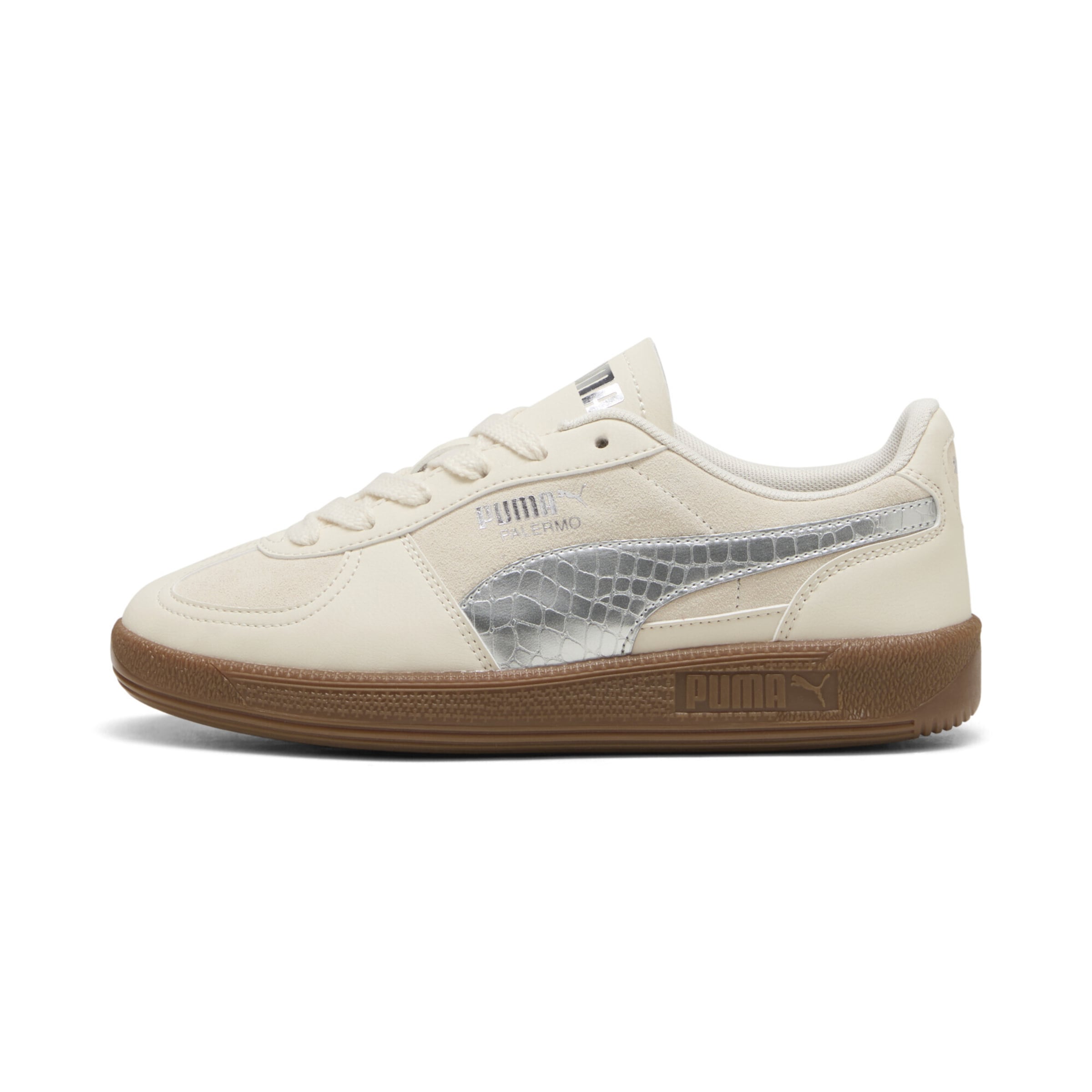 PUMA Sneakers 'Palermo Safari' in Wit: voorkant