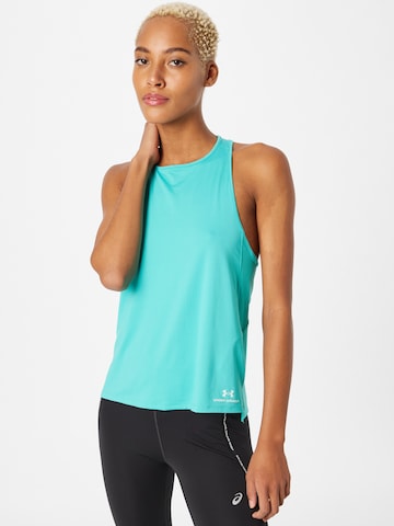 UNDER ARMOUR Sports top 'Rush Energy' in Blue: front