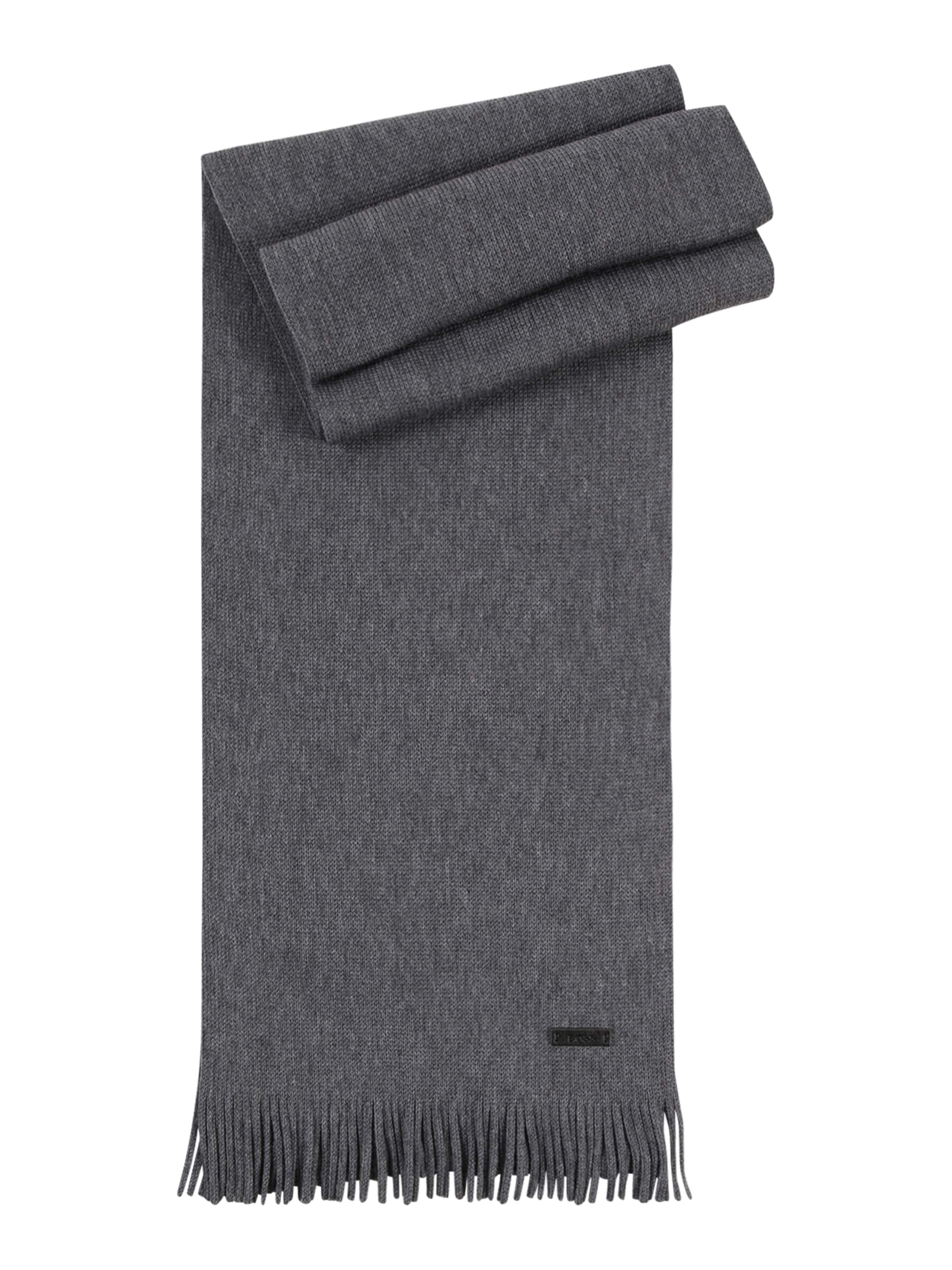 BOSS - Cachecóis 'Albas' em cinzento: frente