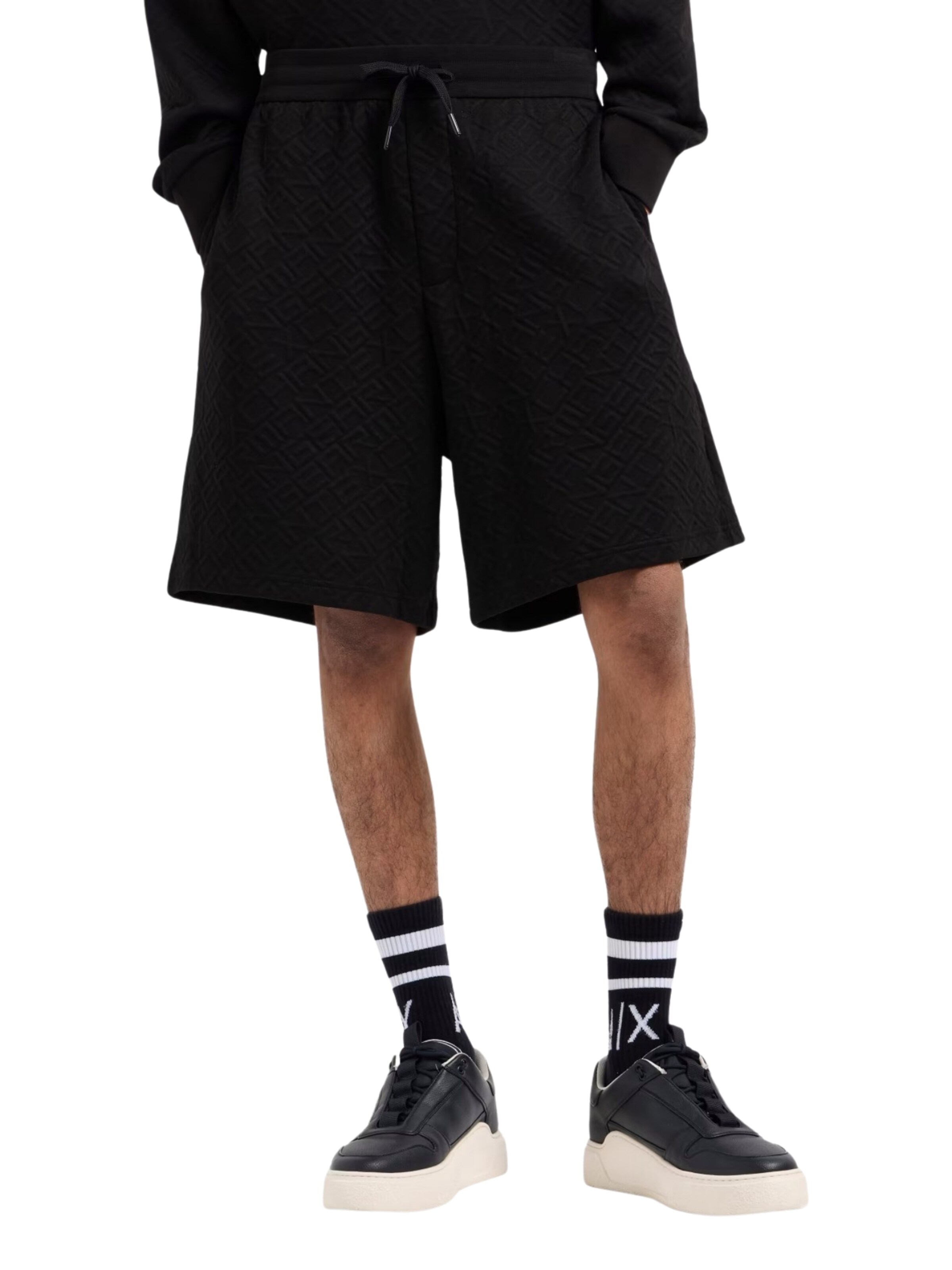 regular Pantaloni di ARMANI EXCHANGE in nero: frontale