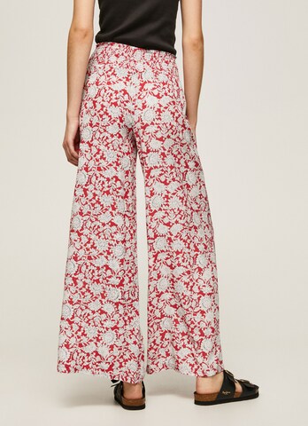 Pepe Jeans Wide leg Byxa 'Birdy' i röd