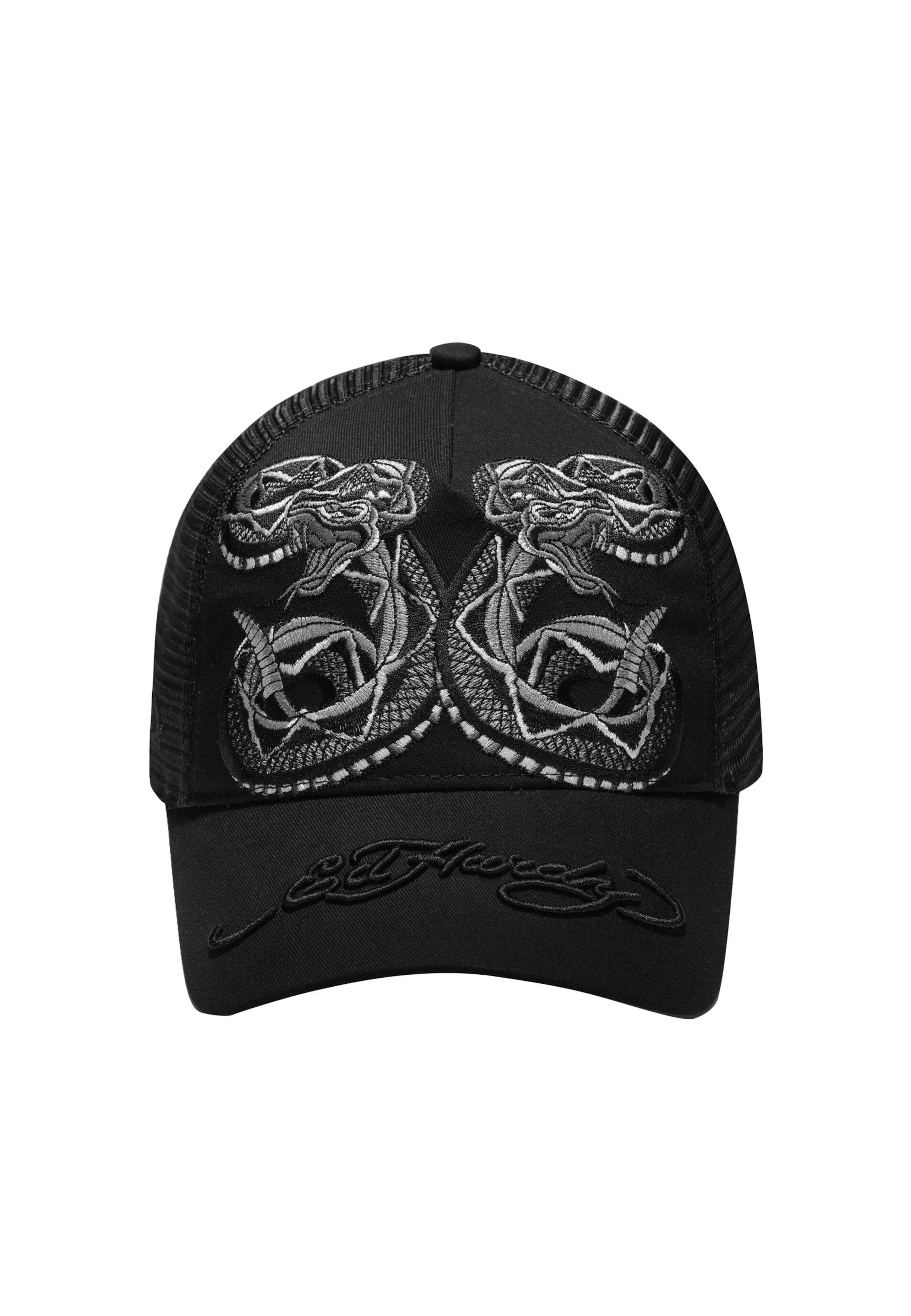 Ed Hardy Czapka z daszkiem w kolorze czarny