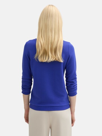 TOM TAILOR DENIM Sweatshirt in Blau