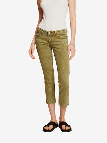 ESPRIT Slim fit Pants in Yellow