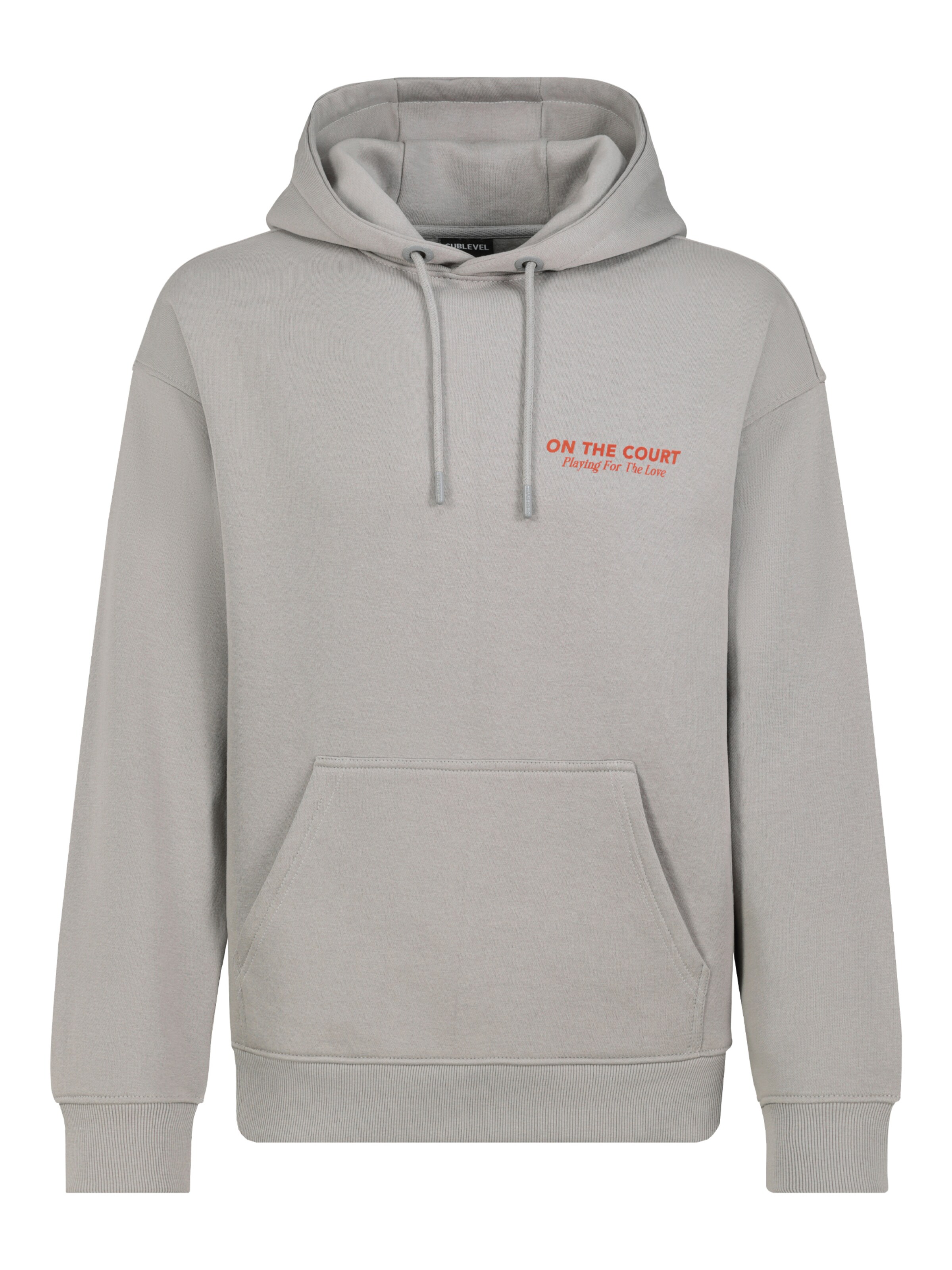 Sublevel Sweatshirt in Grau: Vorderseite