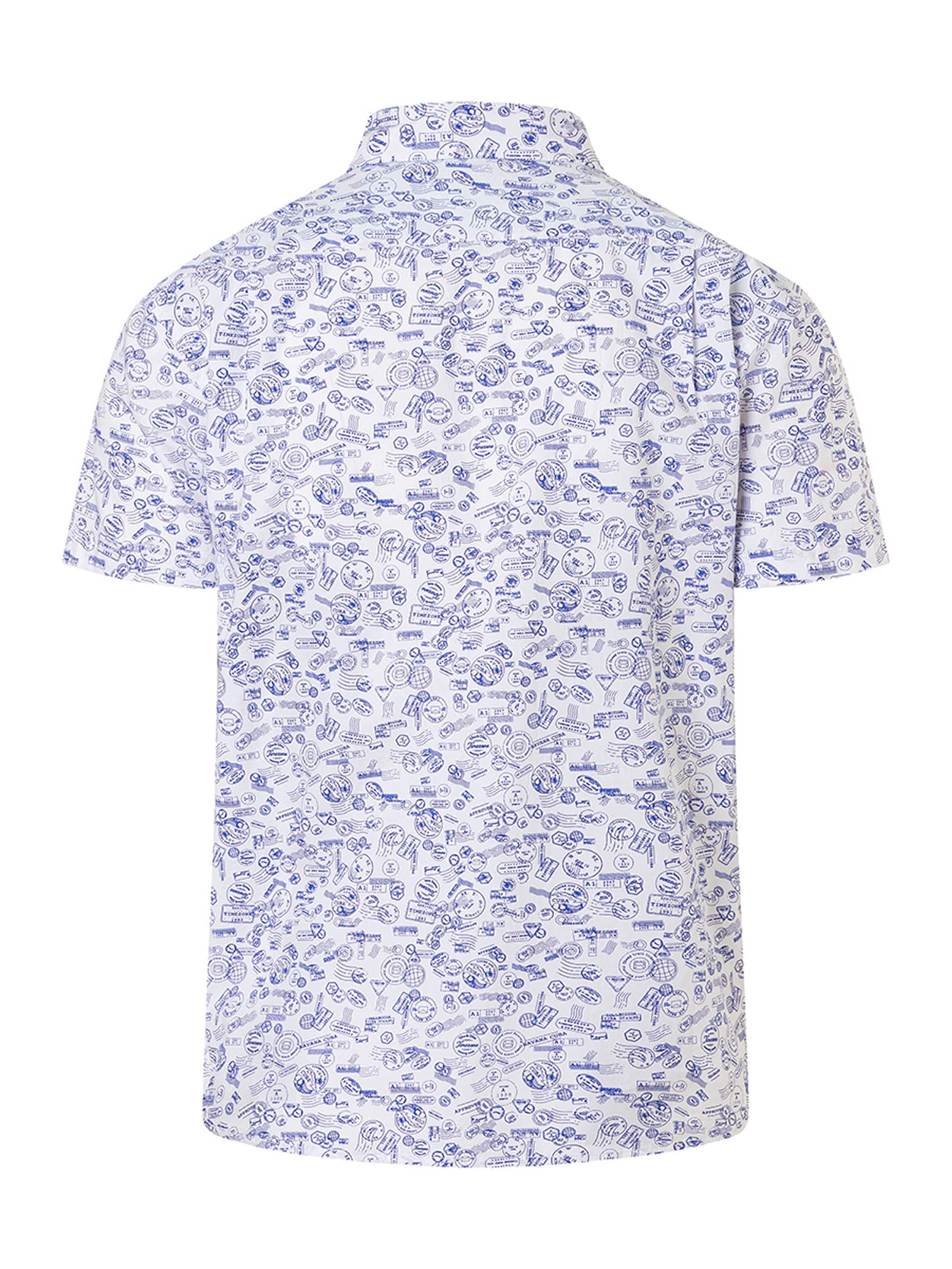 TIMEZONE Shirt 'Print' in White