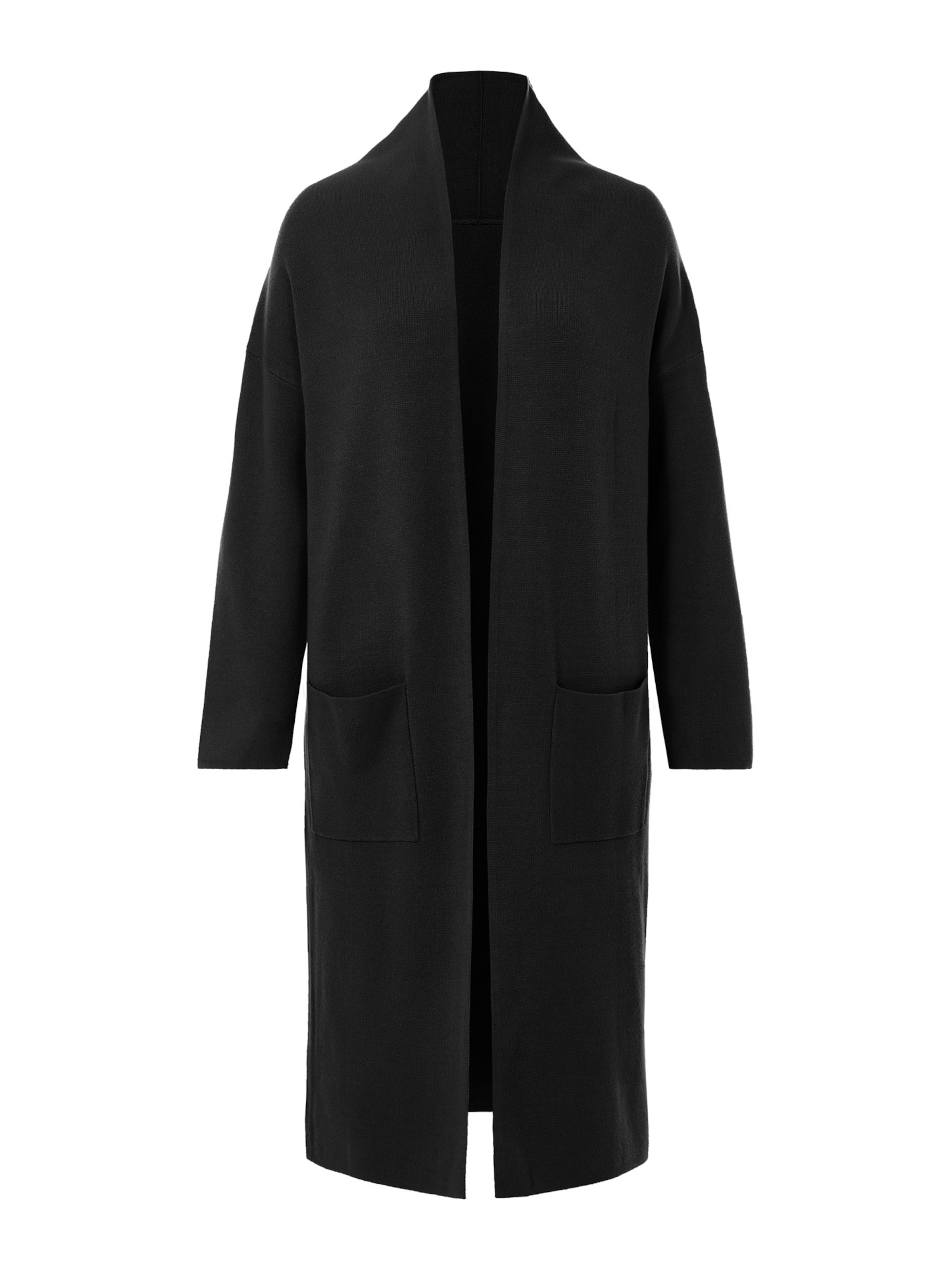 Imily Bela Gebreid vest in Zwart: voorkant