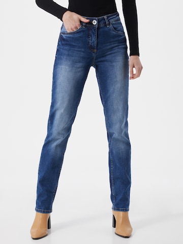 CECIL Slimfit Jeans 'Toronto' i blå: framsida