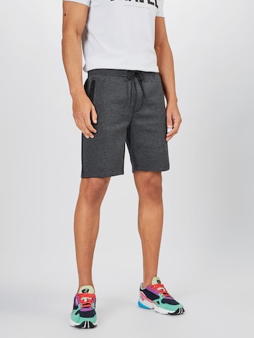 American Eagle Regular Broek in Grijs: voorkant