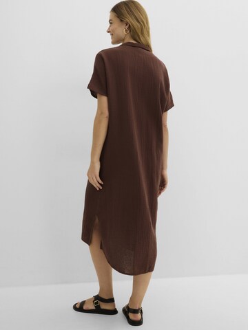 bonprix Blousejurk in Bruin