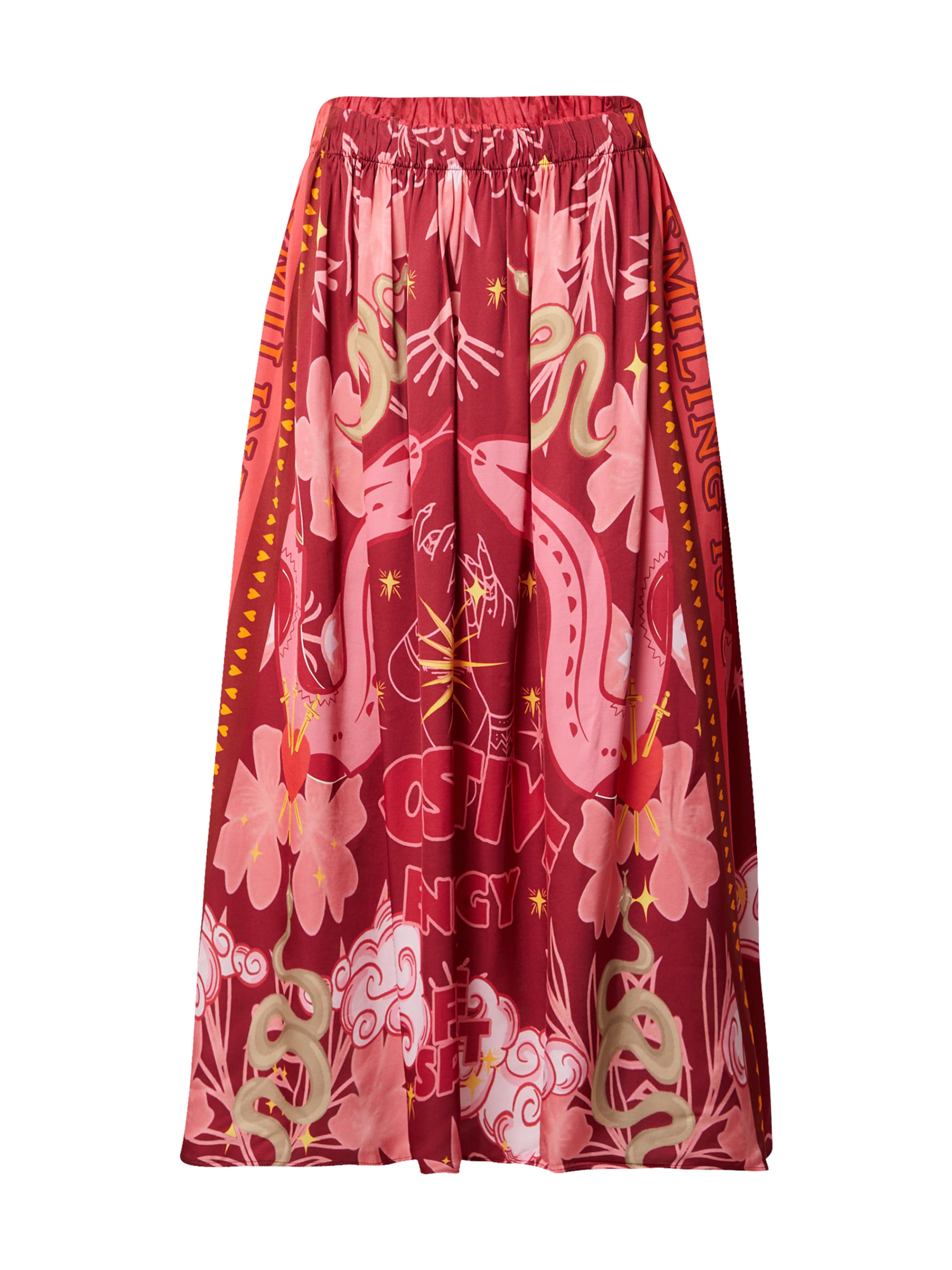 Gonna 'Free Spirit' di miss goodlife in rosso: frontale