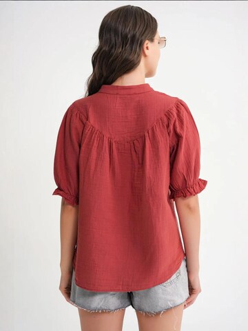 MixRay Blouse in Red