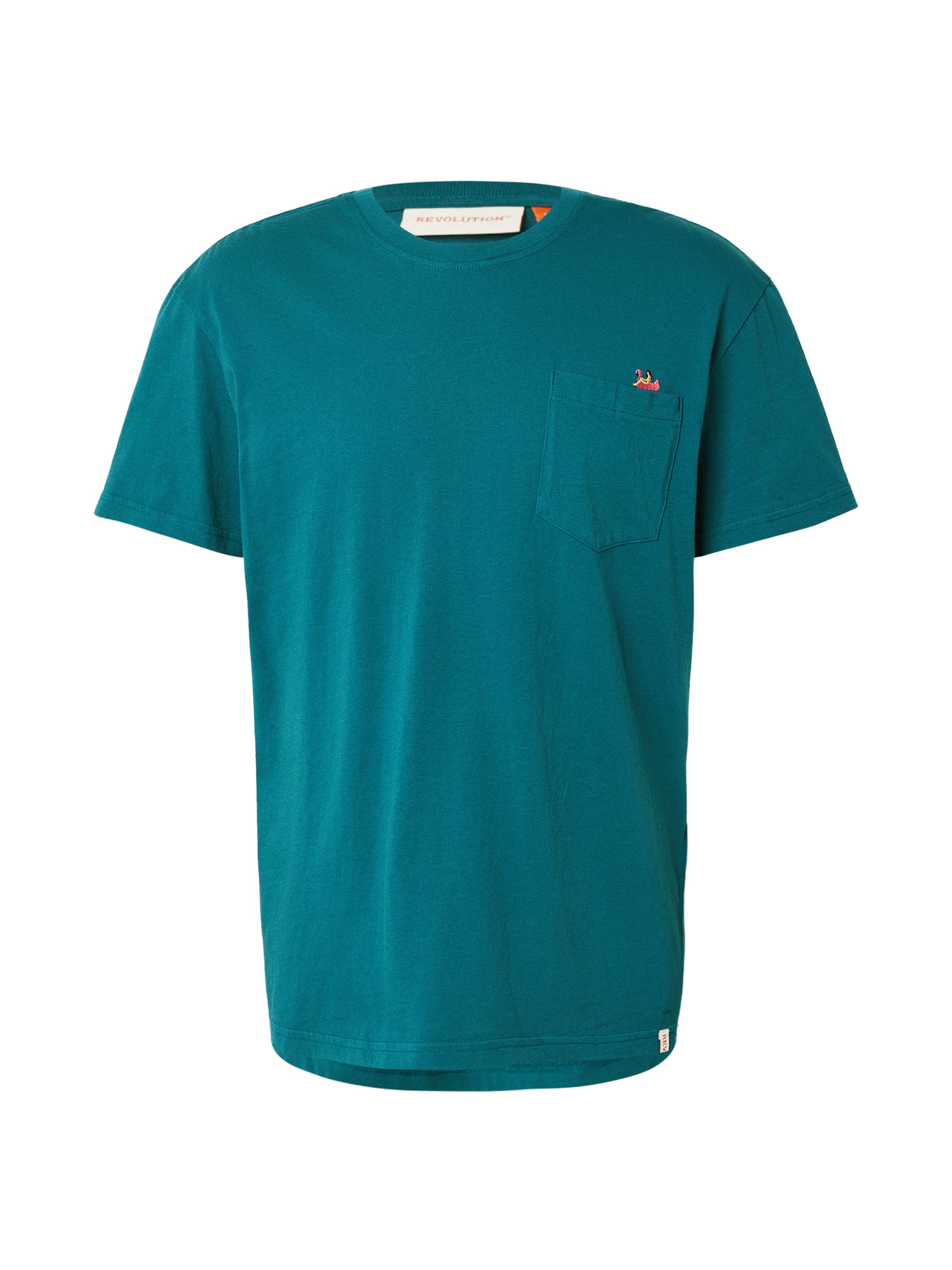 Revolution T-Shirt in Blau: Vorderseite