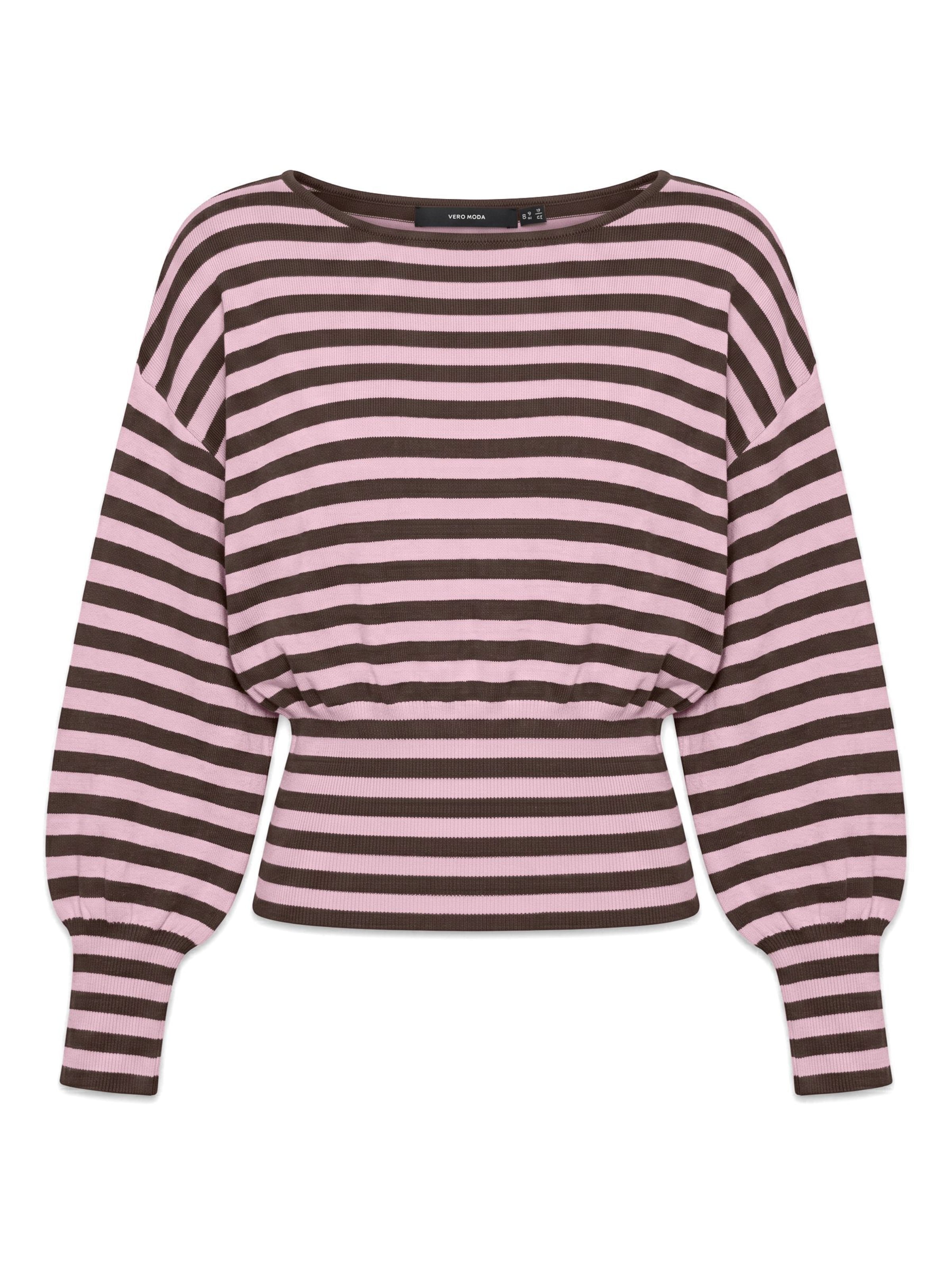 VERO MODA Trui 'VMRaye' in Bruin: voorkant