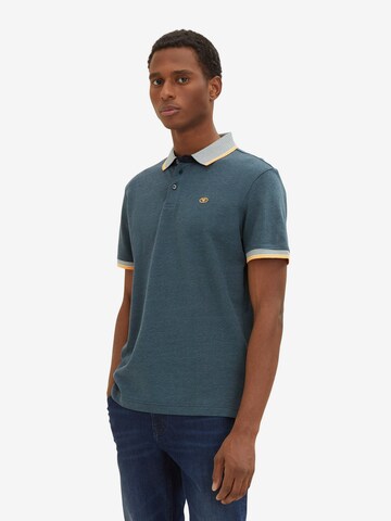 TOM TAILOR Poloshirt in Blau: predná strana