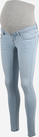 Only Maternity Skinny Jeans 'Wauw' in Blauw: voorkant